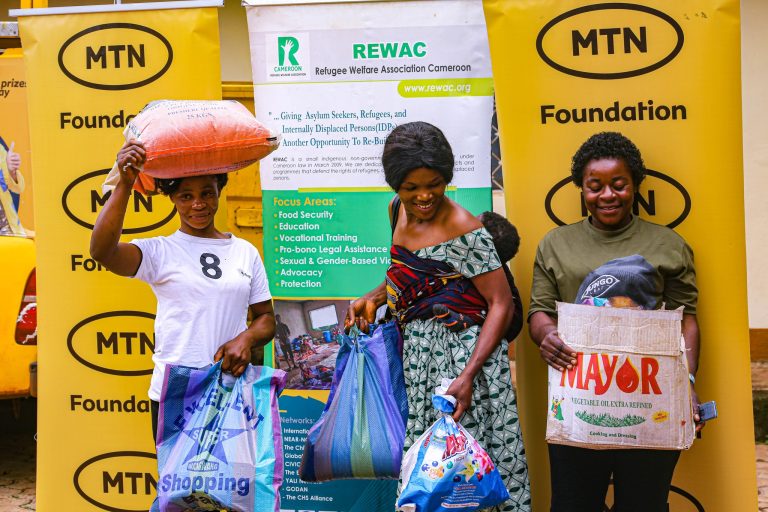 Refugee Welfare Association Partners with MTN Foundation to Provide Food Aid to IDPs in Mendakwe