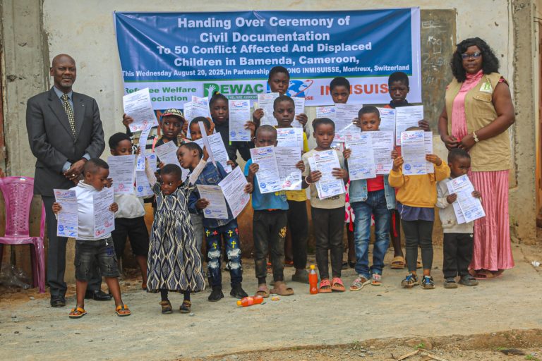 Restoring Hope: 50 Conflict-Affected Children Receive Civil Documentation in Historic Bamenda Ceremony